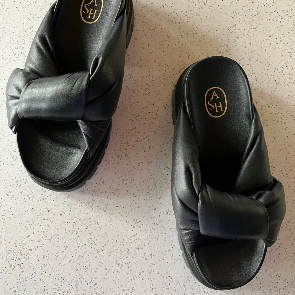 🆕 Ash Shilo Platform Slide Sandal